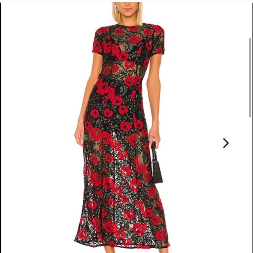 Lovers + Friends Nadine Maxi Dress in Rose Garden - Picture 2 of 6